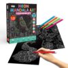 NEON MANDALA ART COLOURING KIT