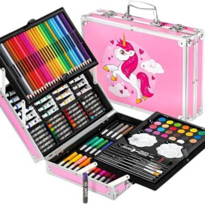 145 Pcs Unicorn Colouring set Suitcase