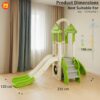 OK PLAY Little Tree House Playground Playset | with Slide & Climber for Kids